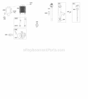 Lubrication Diagram and Parts List for 44Q977-0110-G1  Briggs and Stratton Engine